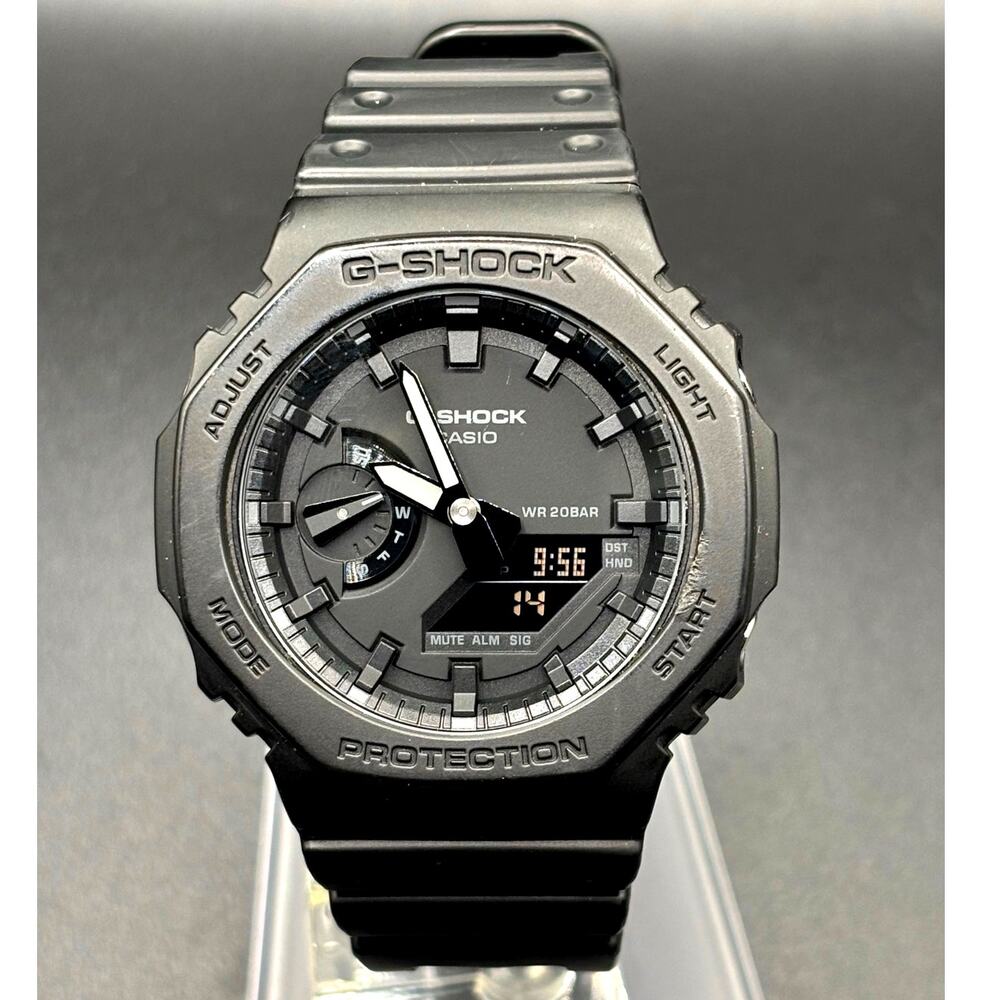 Casio G-Shock GA2100-1A1 Monochrome Black Carbon Core Analog Digital Men’s Watch